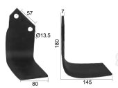 Tætarahnífur How/Dowd/Kuhn 108mm Hægri