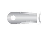 Hnífur KRONE Jafn 117mm Gat 19mm