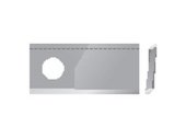 Hnífur KU/T/K Hægri 126mm Gat20,5x23mm