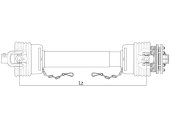 Drifskaft GARDLOC 1010mm (30,2x92mm)